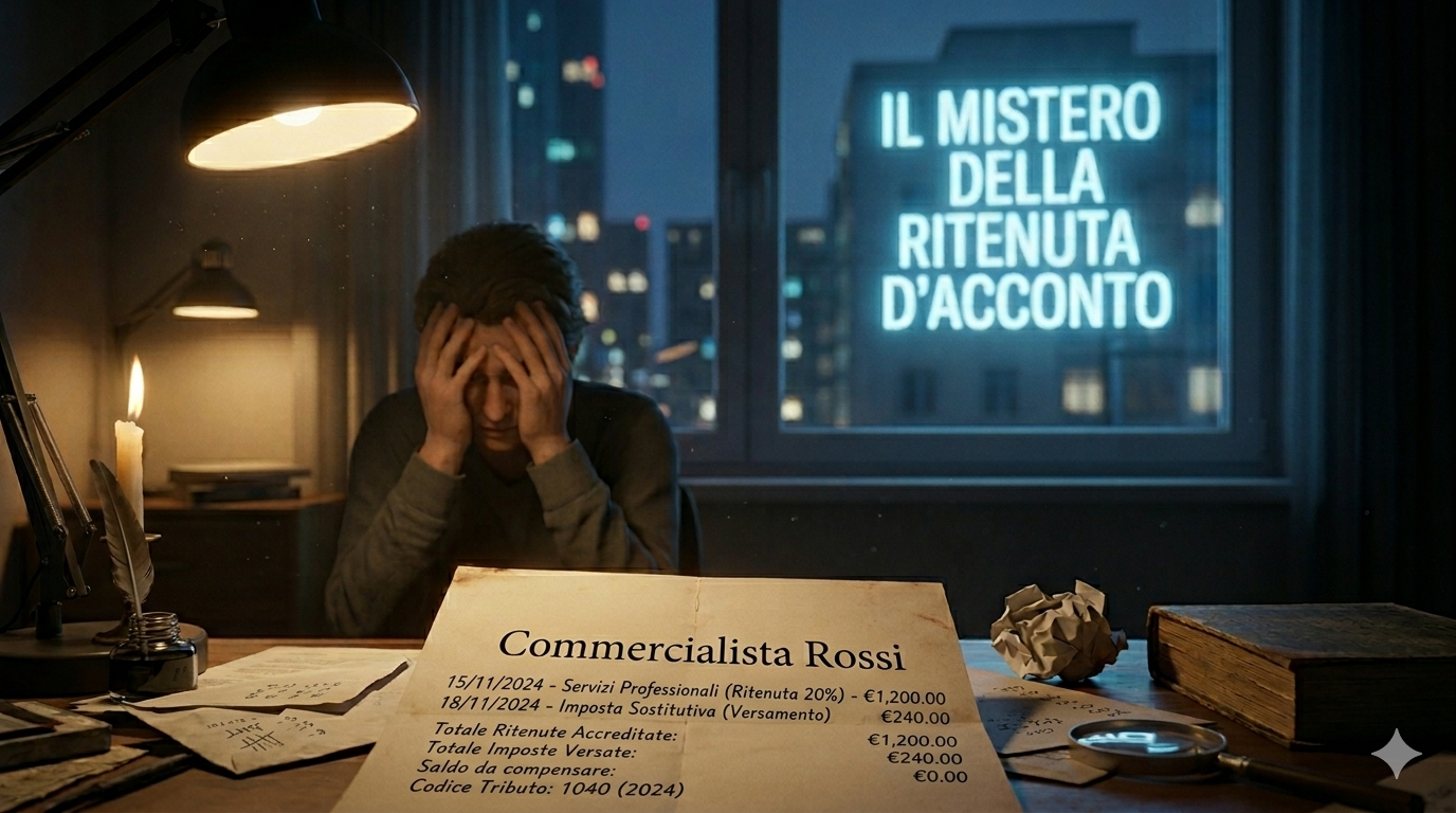 Ritenuta d’acconto: Il mistero svelato tra sorrisi e parcelle