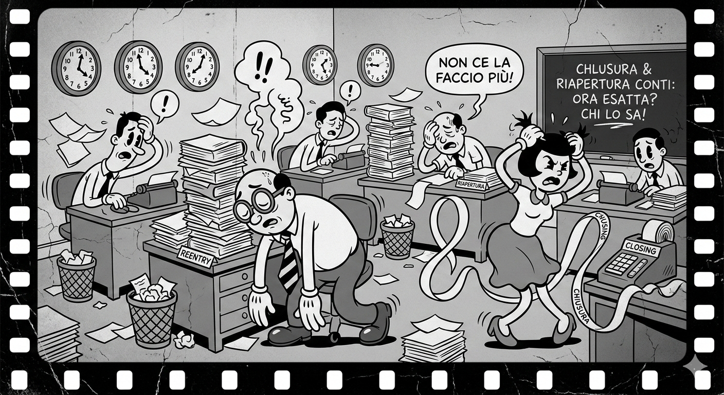 La magica chiusura dei conti: quando il bilancio va in letargo (e poi si risveglia!)